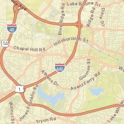 West Raleigh Street Map