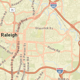 Raleigh Street Map