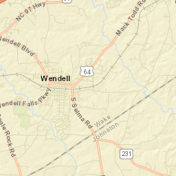 Wendell Street Map