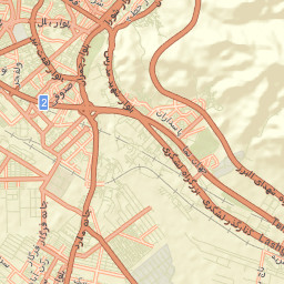 Garmdareh Street Map