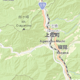 Agematsu Street Map