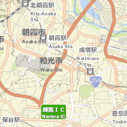 Toda-shi Street Map