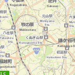 Kamagaya Shi Street Map