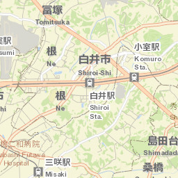 Shiroi Street Map