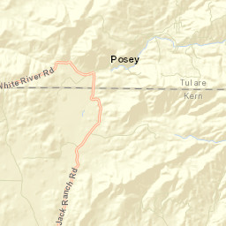 Posey California Street Map