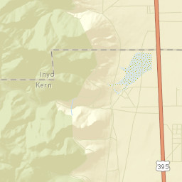 Pearsonville California Street Map