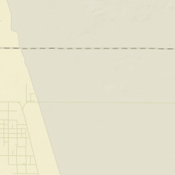 Brown California Street Map