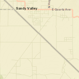Sandy Valley Street Map