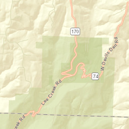 Blackburn Arkansas Street Map