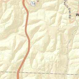 Winslow Arkansas Street Map