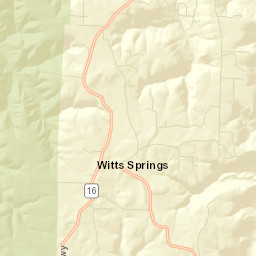 Witts Springs Arkansas Street Map