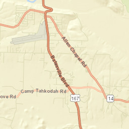 Southside Arkansas Street Map