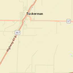 Tuckerman Arkansas Street Map