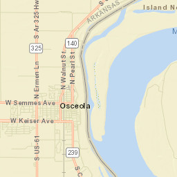 154 Mockingbird Lane, Osceola, AR 72370 Street Map
