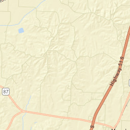 Opossum Tennessee Street Map