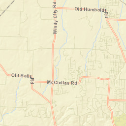 Windy City Tennessee Street Map