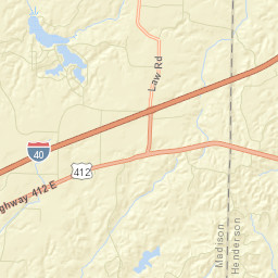 Claybrook Tennessee Street Map