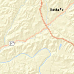 Santa Fe Tennessee Street Map