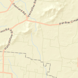 Walnut Grove Tennessee Street Map