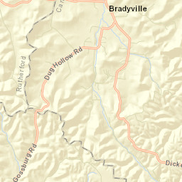 Fudgearound Tennessee Street Map