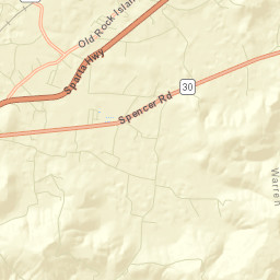 Rowland Tennessee Street Map