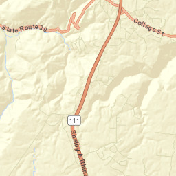 Van Buren County Street Map