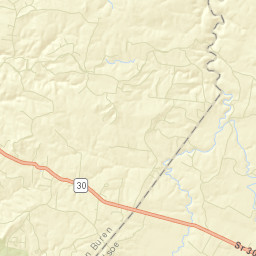 Sampson Tennessee Street Map