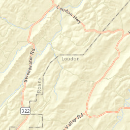 Paint Rock Tennessee Street Map