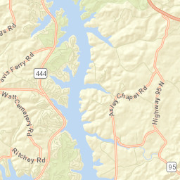 Davis Tennessee Street Map