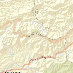 Townsend Tennessee Street Map