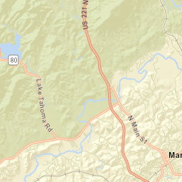 McDowell County Street Map