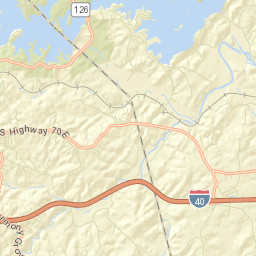 1839 South Creek Road, Nebo, NC 28761 Street Map