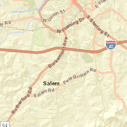 Morganton Street Map