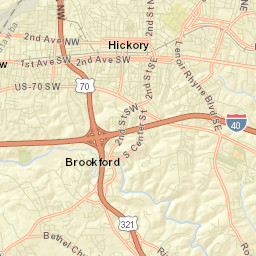 Mountain View Street Map