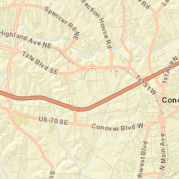 Conover Street Map