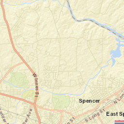 East Spencer Street Map
