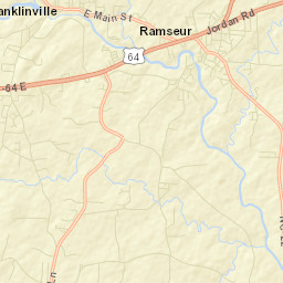 Franklinville Street Map