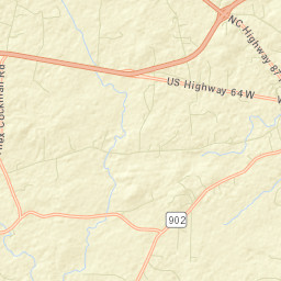 Chatham County Street Map