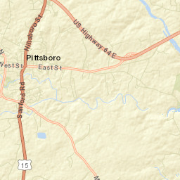 Pittsboro Street Map