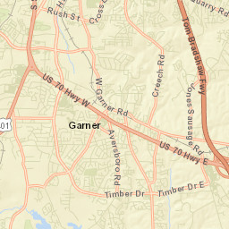 Garner Street Map