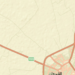 Kairouan Street Map