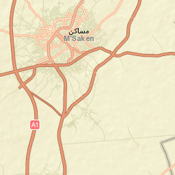 Msaken Street Map