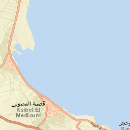 Ksibet el Mediouni Street Map