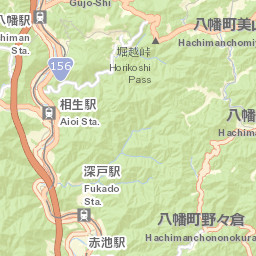 Gujō Street Map
