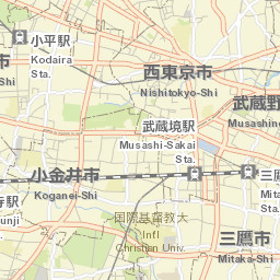 Kamirenjaku Street Map