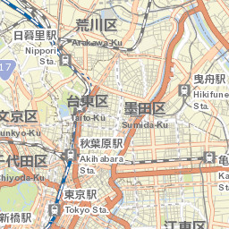 Arakawa Ku Street Map