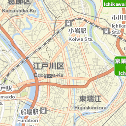 Edogawa Ku Street Map