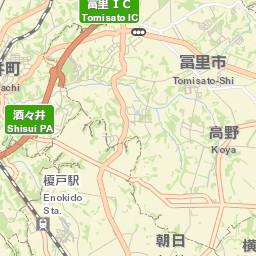 Tomisato-shi Street Map