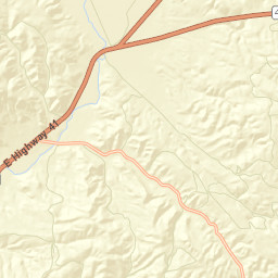 Cholame California Street Map