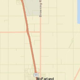 McFarland California Street Map